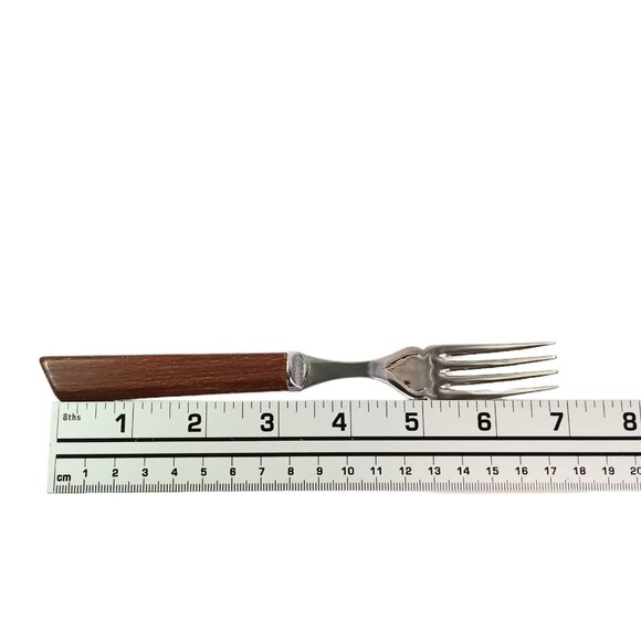 Vintage Fish Eaters Tableware Knives and Forks Wood Handle Sheffield England - Picture 8 of 16